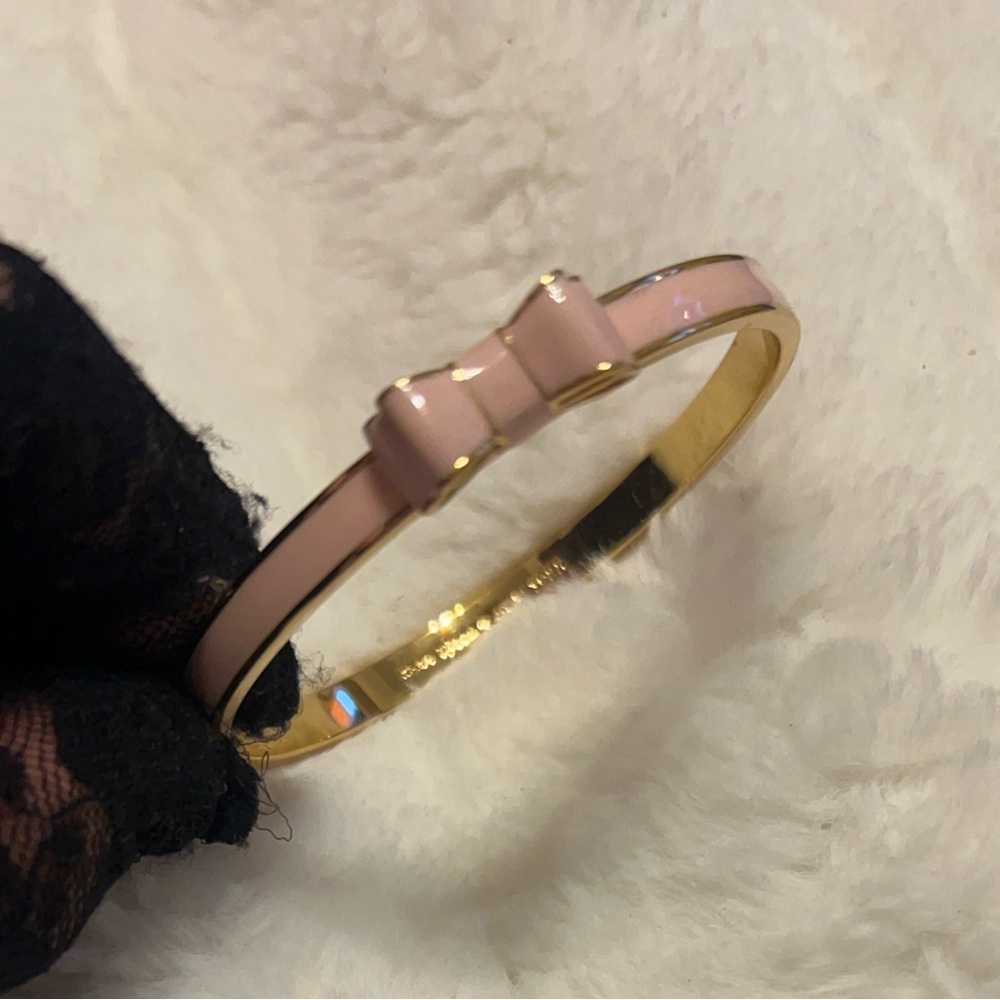 Kate Spade New York Pink and Gold Bow Bracelet - Picture 3 of 8